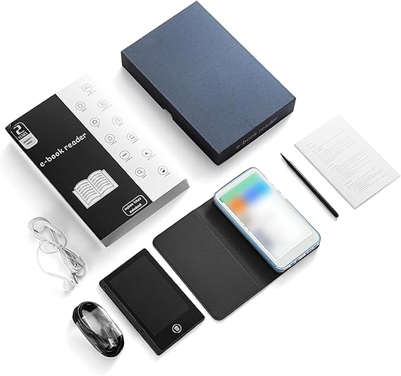 5inch E Book Reader, Compact Lightweight Ebooks Reader, Handwriting Tablet with Eye Guard Screen, 5M Camera with Flash & 1+8GB Memory, Ideal for Traveling & Home