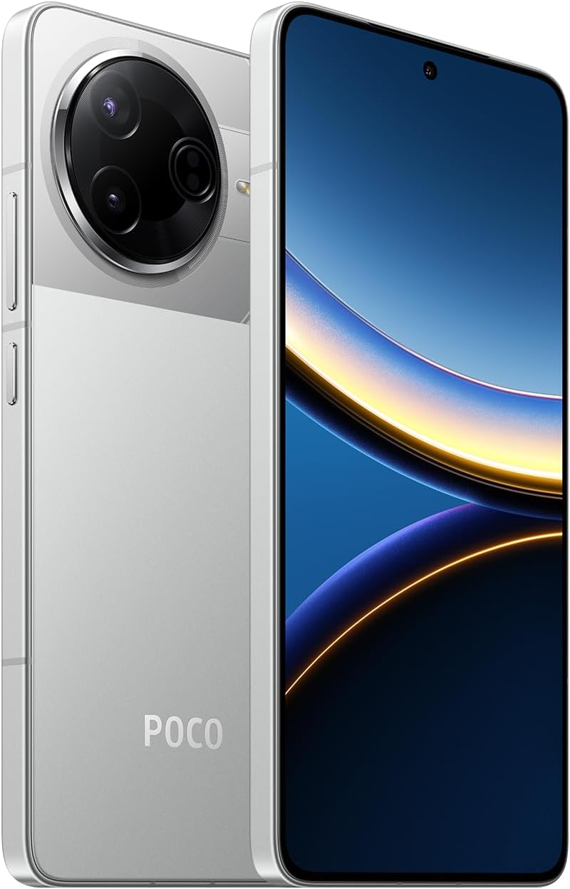 Xiaomi POCO F7 Pro 12GB512GB Japanese Version Sim-Free Smartphone Qualcomm Snapdragon 8 Gen 3, 6000mAh Battery, 90W Fast Charging, Compatible with docomoauSoftBankRakuten Mobile Networks, Silver