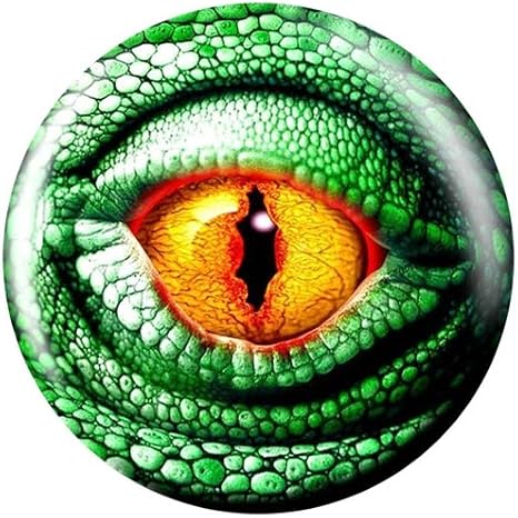 Brunswick Lizard Glow Viz-A-Ball Bowling Ball (12lbs)