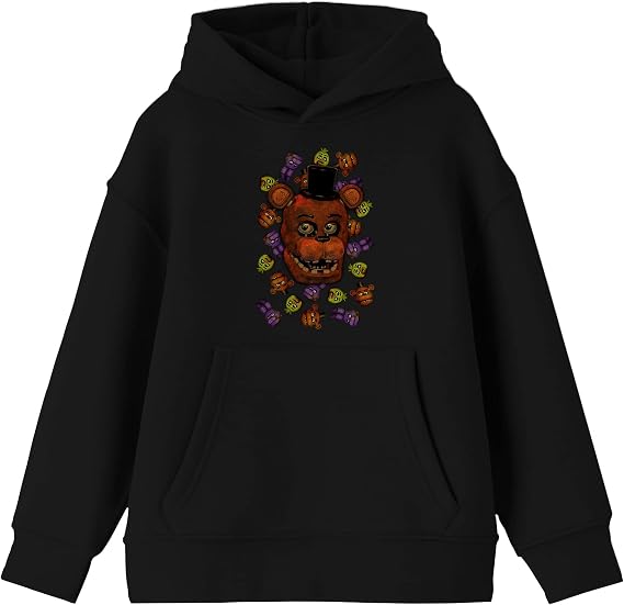 Five Nights at Freddy's Big Freddy Face Boy's Royal Blue Sweatshirt