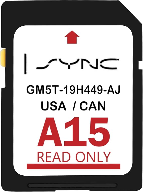 2026 Latest A15 Navigation SD Card Compatible with Ford/Lincoln | F150 Explorer Fusion Expedition Escape Edge MKC MKZ MKX, Sync Navigation Accessories, Update USA/Canada Maps, GM5T-19H449-AJ