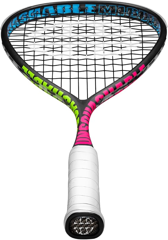 UNSQUASHABLE Miguel RODRIGUEZ Autograph Limited Edition Squash Racket Lightweight 125. Aerodynamic Frame, Enhanced Precision and Unrivalled Control