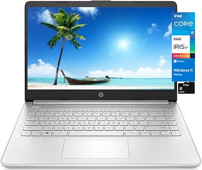 HP Notebook 14 Laptop, 14 HD Display, Intel Core i5-1135G7 Beats i7-1065G7, 16GB DDR4 Memory, 512GB SSD, Webcam, USB Type-C, HDMI, WiFi, Long Battery Life Up to 9 Hours, TiTac, Windows 11