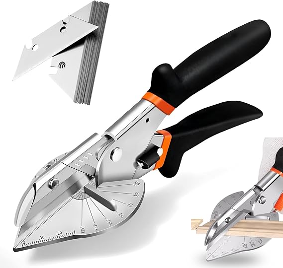 Miter Shears, 45 to 135 Degree Multi Angle Trim Cutter Quarter