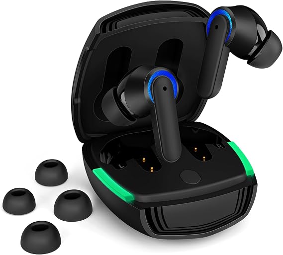 ASKUBSKU Wireless Earbuds for iPhone 17 Air 16 15 Pro Max 14 Plus 13, Black | 5.3 Bluetooth Headphones Ear Bud with Mic Bass Stereo for Samsung Galaxy S26 S25 Ultra S24 S23 Fe S22+ S21 A17/Pixel 10