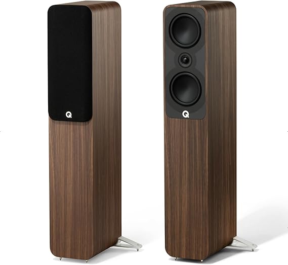 Q Acoustics 5040 Floorstanding Speaker Santos Rosewood Single Speaker - 2