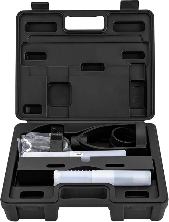 Mortise Machine, Attachment Drill Press Mortising Attachment Kit, Wood Working Mortising Attachment Set W/4 Chisels +Rings For Drill Press Machine