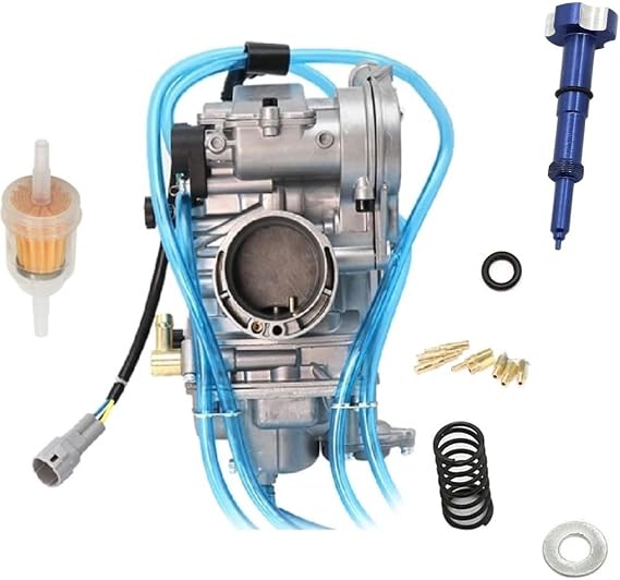 Carburetor for Honda CRF250R CRF250X/TC250 TCI250/ 250 XC 250 SXF 250 XCW/for Kawasaki KX250F Suzuki RMZ250 (Carburetor + Mixture Screw)