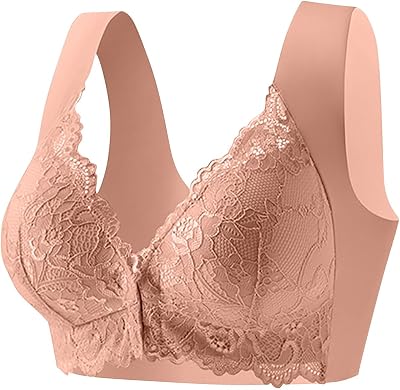 Womens Front Closure Sports Bra Wireless Bra Active Yoga Sports Bras Wireless Underwear Everyday Comforable Bras