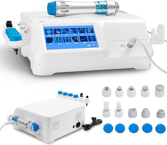 Extracorporal Shockwave Therapy Machine ED Treatment, 10 Heads Muscle and Bone Tissue Regeneration Shock Wave Therapy Machine 36.5x37x17cm