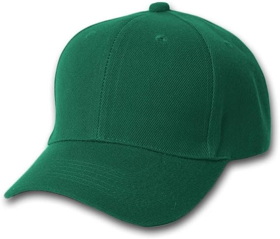 TOP HEADWEAR Baseball Cap Hat- Forest Green