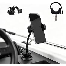 3.5 Inch Suction Cup Boat Mount | Marine-Grade Holder for Smartphone, Action Camera & Flashlight Holders, 360 Rotatable Ball Head, for Boats, Yachts