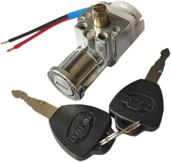 E-Bike Battery Lock with Key Switch for Heavy-Duty Ignition on/Off Functionality