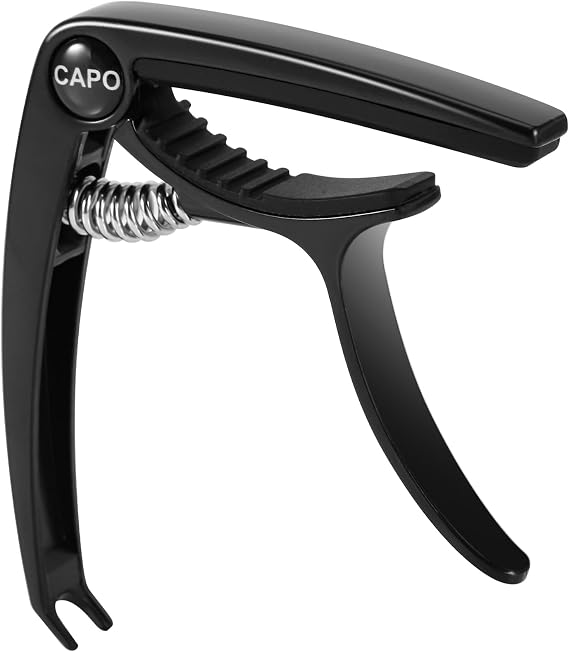 Guitar Capo, Capo for acoustic guitar 6 string, for electric guitar,Acoustic guitar capo,Kapo, Classical guitar capo, Electric guitar capo, Guitar capos(Black)