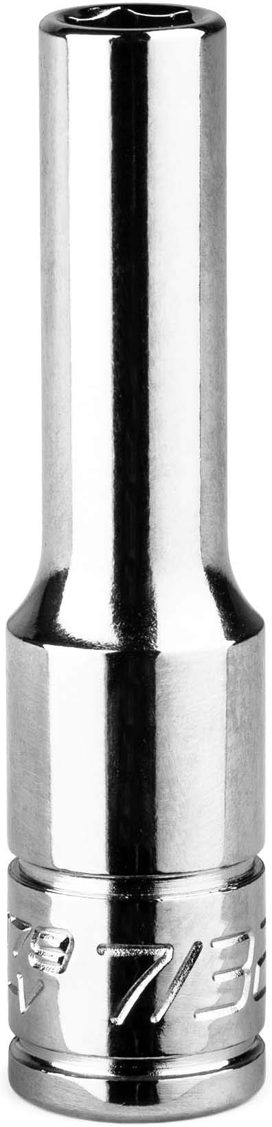 Capri Tools Deep Socket, 1/4-Inch Drive, 6-Point, SAE (7/32-Inch)