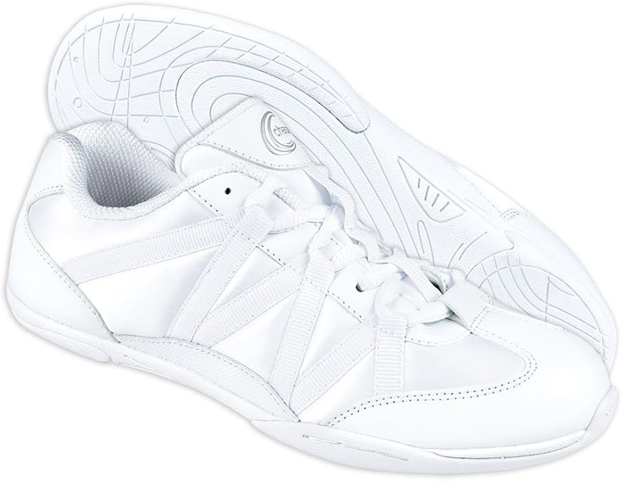 chasse Ace II Youth Cheerleading Shoes - White Cheer Shoes for Girls