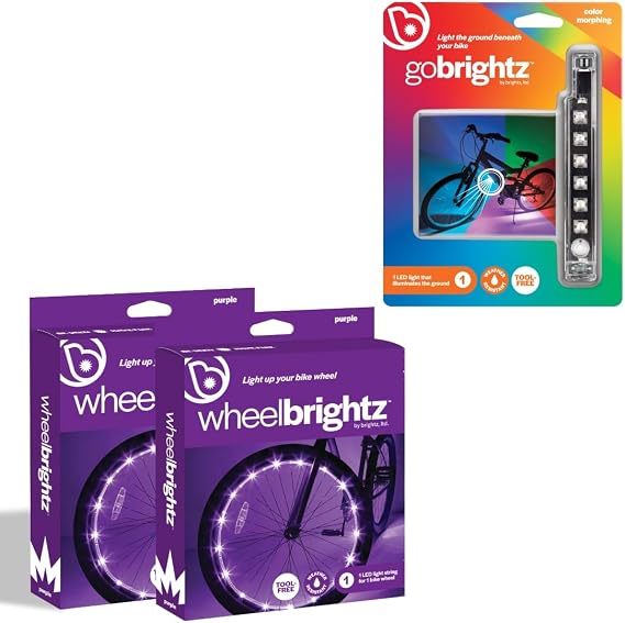 Brightz WheelBrightz & GoBrightz Bundle, Purple & Color Morphing