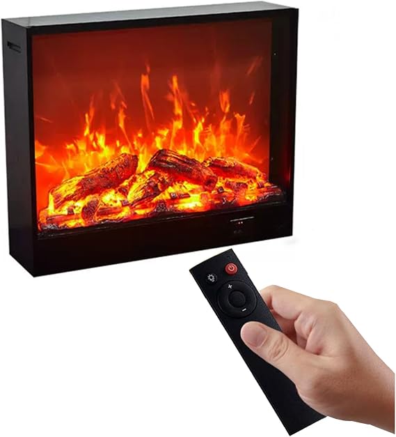 Fireplace Decorative Flame Light with Built-in Electric Fireplace, Fireplace Decorative Flame Light with Log Set Flame Burning Effect, Fireplace Light, Simulated Flame Effect, Realistic Flame, No