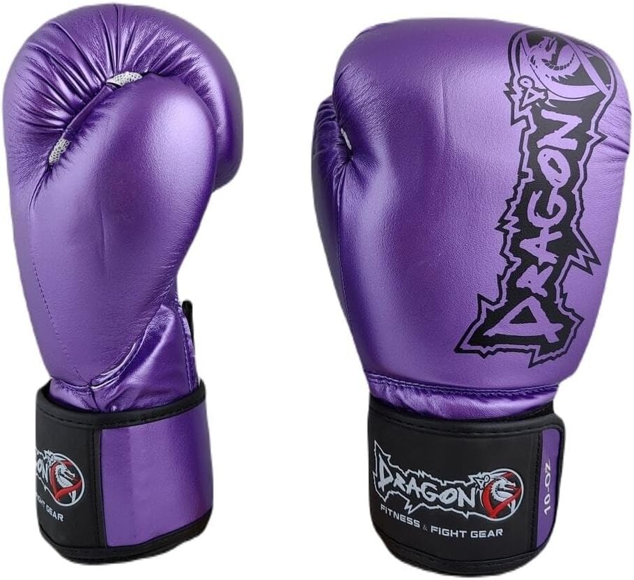Dragon Do Favela Mor Boks Kick Eldiveni Muay Thai Boxing Gloves 10 Oz