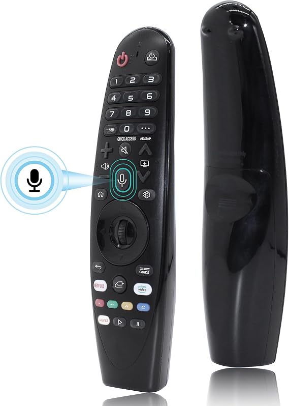 MR20GA for LG Magic Remote with Pointer and Voice Function - Replacement for Many LG Smart TV Models - Netflix and Prime Video Hot Keys, Google/Alexa
