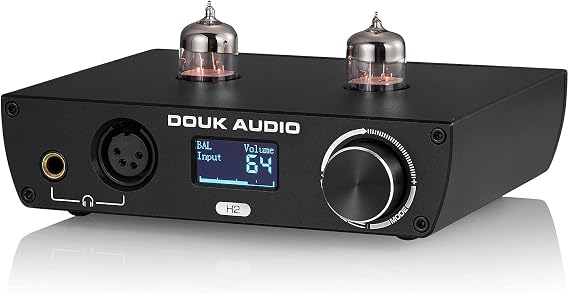 Douk Audio HiFi Vacuum Tube Headphone Amplifier Balanced XLR Desktop Audio Amp for Headsets