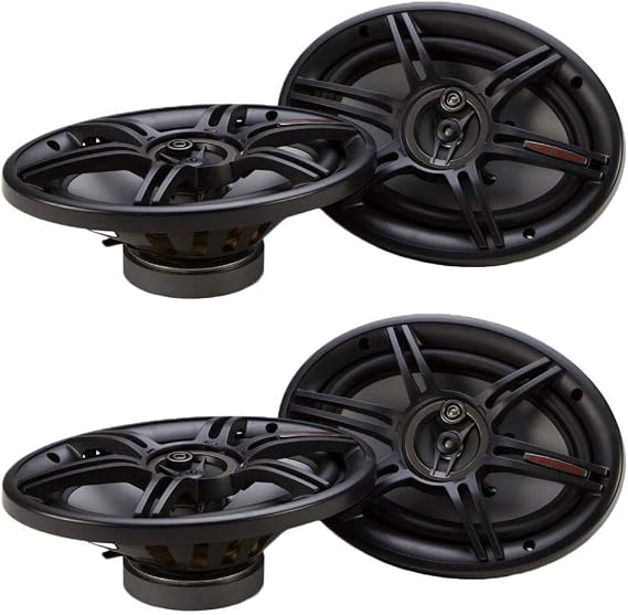 Crunch 800 Watts 6 x 9 Inches 3-Way 4-Ohm Coaxial CS Speakers (2 Pack) | CS-693