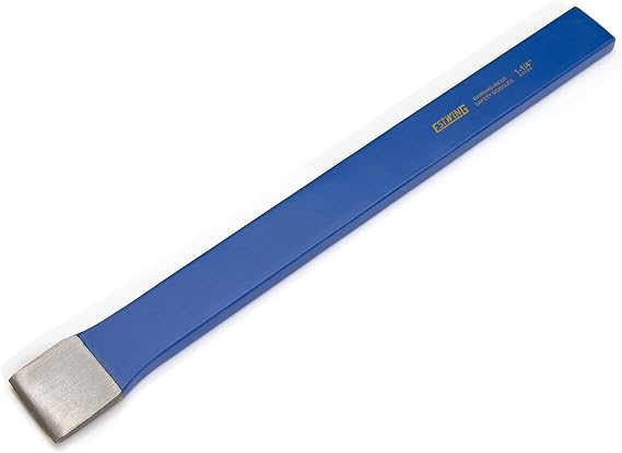 Estwing 1-1/4-inch Flat Utility Chisel, Drop Forged Carbon Steel