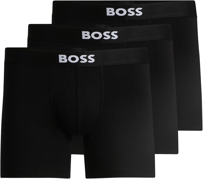 BOSS Men's 3-pack Logo Icon Boxer Brief