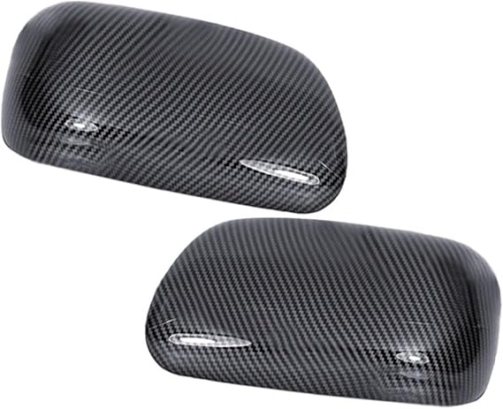 1 Pair Side Rearview Mirror Covers Trims Compatible with Lexus IS300 Sedan Wagon 2001 2002 2003 2004 2005 Carbon Fiber Grain
