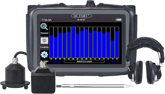Al Water Leak Detector, Indoor Wall/Ground Under Slab Pipe Leak - TYM-3A