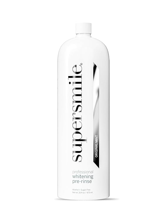 Supersmile Whitening Pre-Rinse, Original Mint, Alcohol-Free, 16 Fl Oz