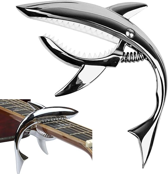 Capo for Acoustic Guitar 6 String,Guitar Capo,Shark Capo Guitar Accessories