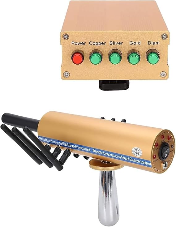 AKS Metal Detector, 800m Long Distance, 12m Deep Professional Rechargeable Gold Detector, High Sensitivity Handheld Underground Metal Detector for Gold, Silver, Copper, Gemstone
