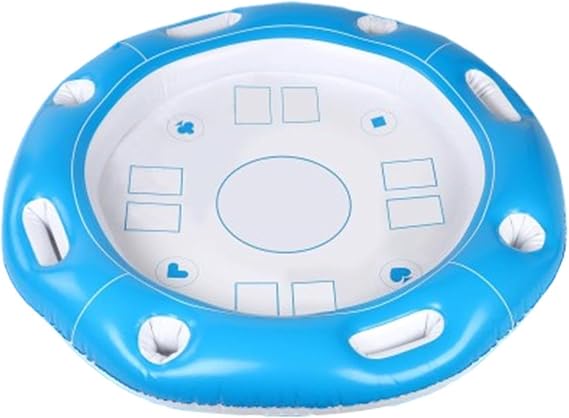 Floating Pool Table with Drink Holders Inflatable Toys | Floating Game Table for Pool for Indoor Outdoor Garden Yard Beach Lake River Summer Party