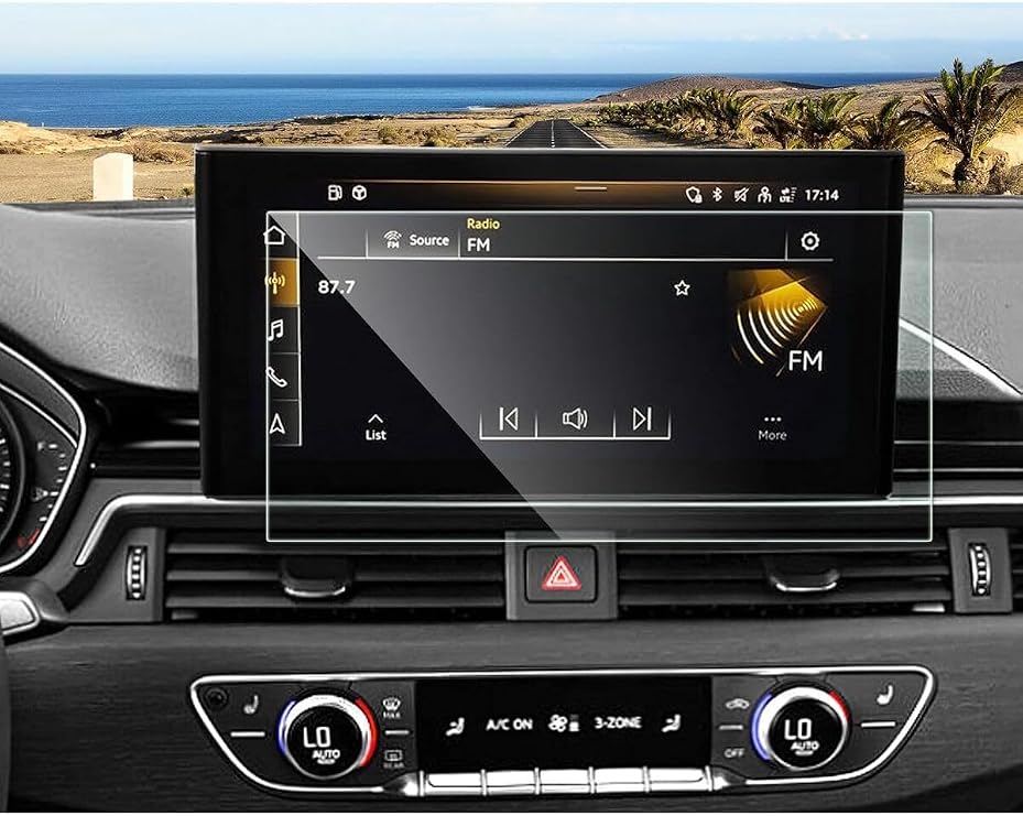 Audi A5 ile uyumlu 2020 2021 2022 2023 2024 2025 Model 10.1 inç Multimedya Navigasyon 9H Nano Ekran Koruyucu