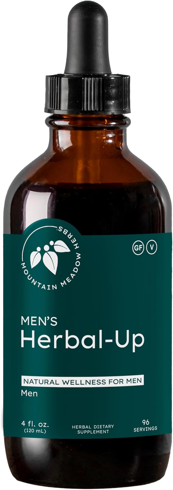 Mountain Meadow Herbs Mens Herbal-Up - Liquid Herbal Supplement for Energy, Vitality & Hormone Support, Natural Men's Tonic, 4oz