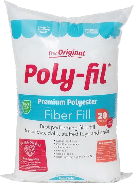 Fairfield Poly-Fil Premium Fibre Fill, 20-Ounce