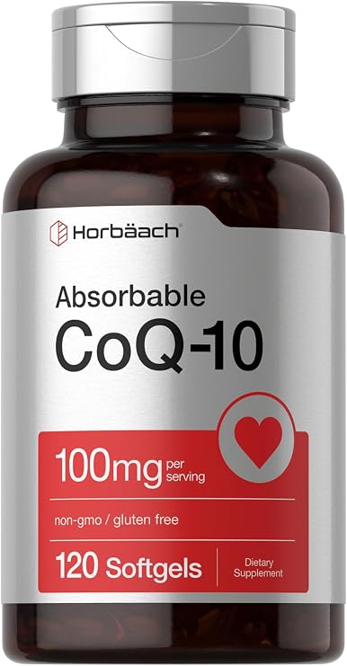 Horbaach CoQ10 100mg Softgels | 120 Count