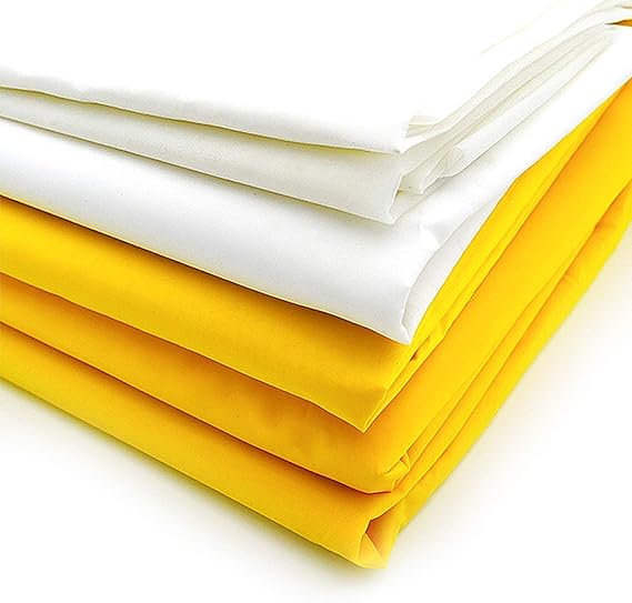 INTBUYING Silk Screen Mesh Fabric 60 Mesh (24T) White - 3 Yards Long x 50 inches Wide