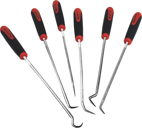 Performance Tool W942 6-Piece Hook and Pick Set