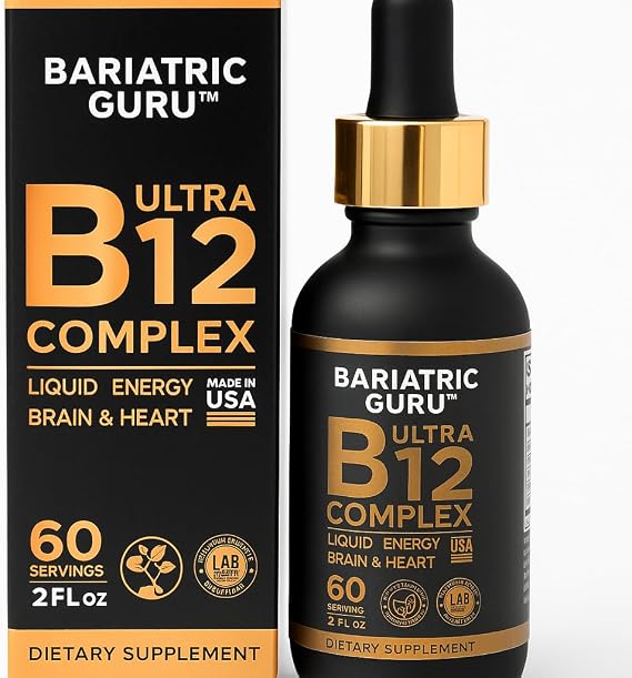 Ultra Vitamin B12 Complex Liquid Drops, B12 Sublingual Complex, B12 Vitamin 1000mcg - B12 Methylcobalamin for Energy, Brain & Heart Support