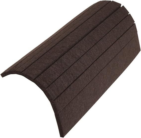 Self-Stick Pre-Cut Felt Blanket (18 piece) - Strips, Walnut Brown