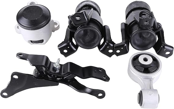 5PCS Engine Motor Trans Mount Set Auto Compatible with 2007-2012 Nissan Altima CVT 2009-2014 Maxima 3.5L Engine Mount Motor Hydraulic Torque Strut Mount A4355HY A4365HY A4371HY A7363 A7361