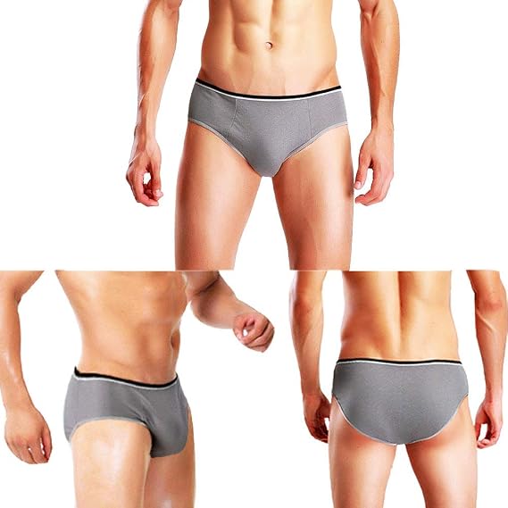 STARLY Mens Pure Cotton Disposable Underwear Handy Travel Panties