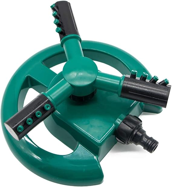 Garden Sprinkler Automatic Lawn Sprinkler 360 Degree Rotating Water Sprinklers for Lawns Grass Aerator Lawn & Garden Watering Equipment for Garden Plants Lawn Watering Lawn Irrigation