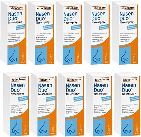 Ratiopharm Adult Nose Spray 10 x 10 ml