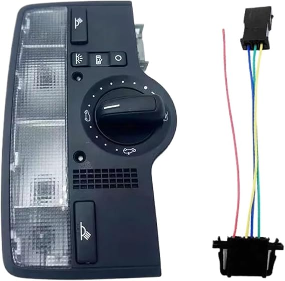 Black Interior 3BD947105B Dome Light Color Reading Lamp SunRoof Skylight Red Light Bulb 3BD 947 105 B,Compatible for VW Passat B5(Package 2)