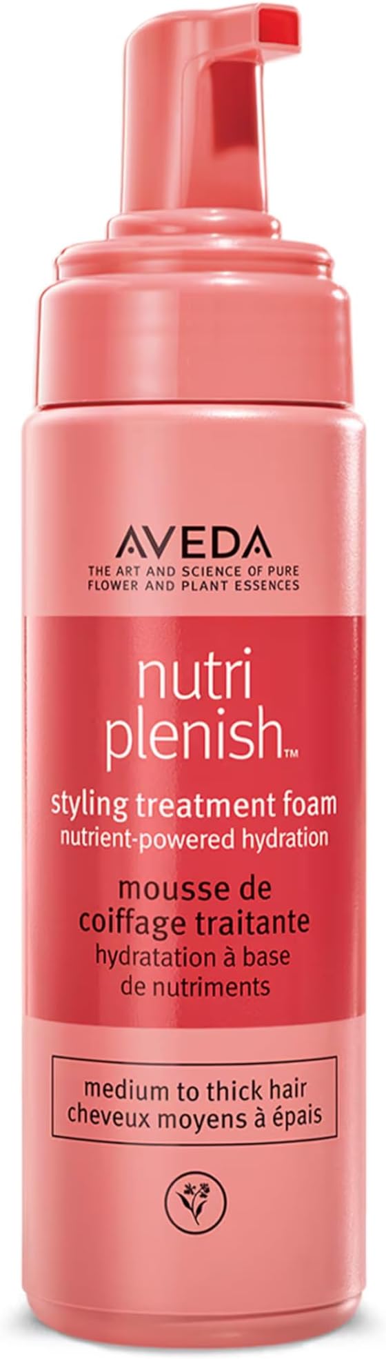 Aveda Nutriplenish Styling Treatment Foam | Soft Hold Styling Hair Foam for Medium to Thick Hair | Hydrates and Nourishes | 94% Naturally Derived*, 200ml