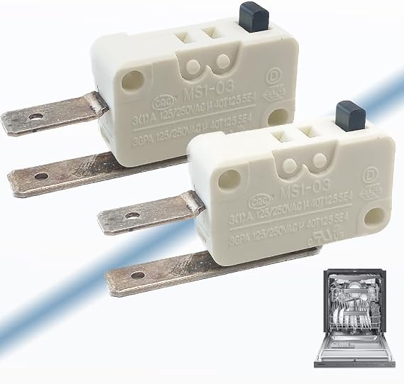 2-pack DD81-02239A For Samsung Dishwasher Float Switch (OEM) Svc-Micro Switch (2)