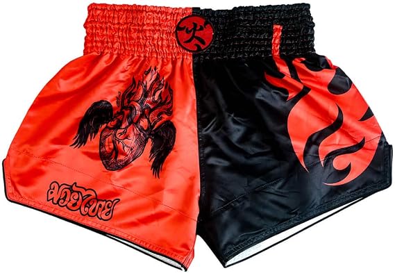 Muay Thai Shorts for Men and Women, High Grade MMA Gym Boxing Kickboxing Shorts Workout Training Grappling Martial Arts Fight Shorts Clothing.